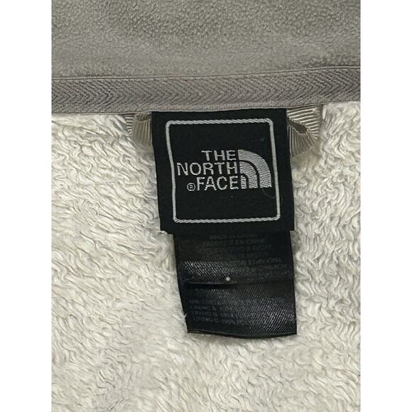 The North Face Light Gray Full Zip Women's Fleece Jacket size M - Picture 4 of 5